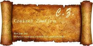 Czeizel Zamfira névjegykártya